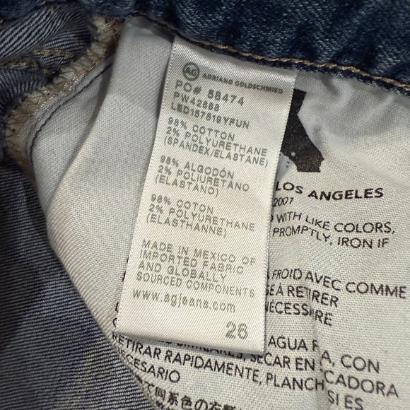 AG Adriano Goldshmied Womens 26 Japan Fabric Ex Boyfriend Slouchy Slim Jeans - Picture 4 of 10